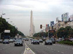 9 de Julio Avenue and Obelisk